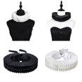 thumbnail image 2 of Adjustable Neck Ruff Collar with Pearls For Renaissances Historical Dressingup, 2 of 20