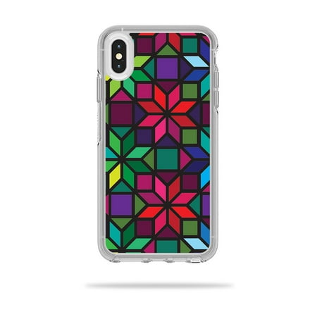 Skin for OtterBox Symmetry iPhone XS Max Case - Stained Glass Window | Protective, Durable, and Unique Vinyl Decal wrap cover | Easy To Apply, Remove, and Change