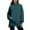 Navy, variant on NMMUED Mockneck Sweatshirt Long Sleeve Sweatshirt for Women Sweatshirt with Pockets Mock Turtleneck Sweatshirt Women Winter Sweatshirt for Women Oversized Sweatshirt for Women Green 2 L