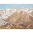 thumbnail image 3 of Jean-Antoine Linck 24x20 Black Modern Framed Museum Art Print Titled - View of the Massif of Mont Blanc (Late 18th-19th Century), 3 of 5