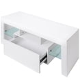 thumbnail image 4 of TV stand with Storage 43 inch LED Modern TV Media Console Entertainment Center with Drawer TV cabinet for Living Room Bedroom（White）, 4 of 9