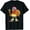 Black, variant on Baseball Turkey Thanksgiving Ice Cream Drip Boys Men Kids T-Shirt