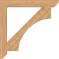 thumbnail image 3 of Ekena Millwork 5 1/2"W x 48"D x 48"H Westlake Slat Smooth Bracket, Western Red Cedar, 3 of 4