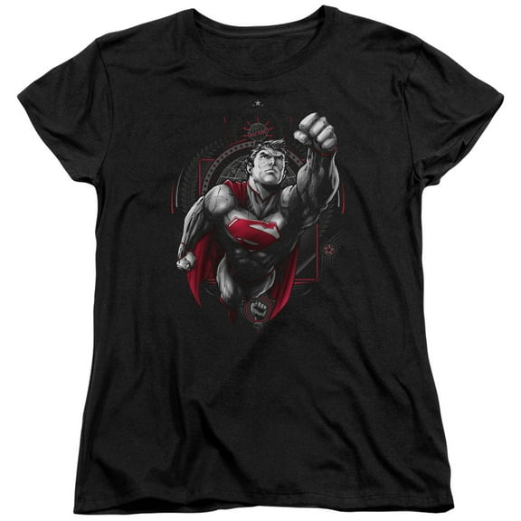 Superman - Propaganda Superman - Women's Short Sleeve Shirt - X-Large