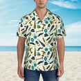 thumbnail image 2 of Xecao Fathers day print Hawaiian shirt - a stylish short-sleeve button-down for men, perfect for casual beach and tropical outings., 2 of 9