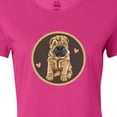 thumbnail image 4 of Inktastic Chinese Shar-Pei Dog Art Women's T-Shirt, 4 of 5