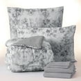 thumbnail image 2 of Dawn Angelika 7-Piece Gray Bed in a Bag, Queen, 2 of 6