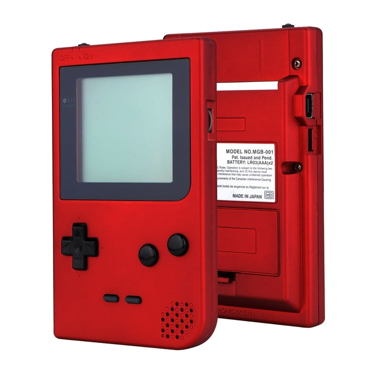 Formode Afsnit Astrolabe eXtremeRate Scarlet Red Custom Full Housing Cover for Gameboy Pocket, Soft  Touch GBP Replacement Shell for Game Boy Pocket w/Screen Lens & Buttons Kit  - Handheld Game Console NOT Included - Walmart.com