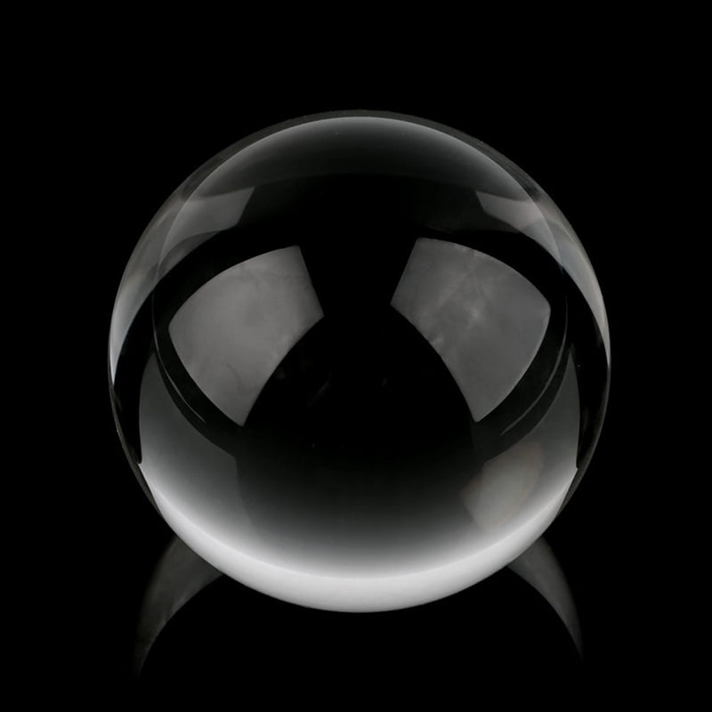 40/60/80mm K9 Clear Photography Crystal Ball Sphere Decoration Lens Photo 