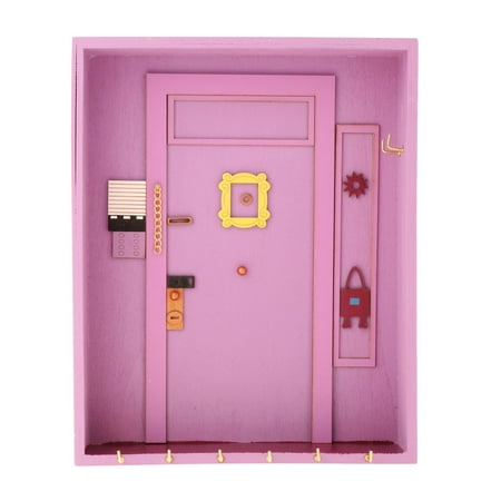 Decorative Key Hanging Rack with 6 Sturdy Hooks - Key Holder for Wall Mount - Entryway Organizes All