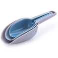 thumbnail image 1 of Juego de 3 cucharas de cocina de plástico para harina, polvos, alimentos secos, caramelos, maíz, cereales y mascotas., 1 of 5