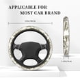 thumbnail image 3 of Susaid Farm Animals 2 Print Elastic Car Steering Wheel Cover, 15 Inches Breathable Vehicle Steer Wheel Protector, Universal for SUV, Truck, 3 of 6