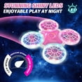thumbnail image 5 of Beefunni Mini Pink Drone for Girls Kids and Beginner, LED Hover Drone Toy for Girl Kids 8 9 10 11 12+ Years, Remote Control Beginner Quadcopter Indoor Outdoor, Birthday Gifts for Kids 8-12 Years., 5 of 9