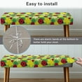 thumbnail image 5 of Yuyamidu Ladybug Dining Room Bench Covers Fashion Bench Covers Slipcover for Livng Room Washable Rectangle Seat Protector Gift for Holiday, 5 of 8