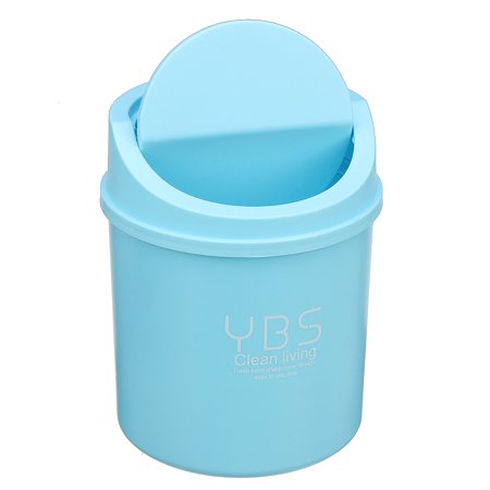 Mini Countertop Trash Can 5 6 Plastic Swing Top Trash Bin