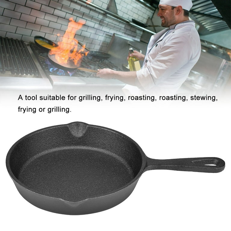 Non-stick Cast Iron Skillet, Woks & Stir-fry Pans, Griddle, Chef's