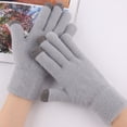 thumbnail image 3 of Minnieouse 1 par de guantes de invierno para tejer artesanía cubierta de mano accesorio de ropa guantes y mitones Gris Minnieouse AP008939-04B, 3 of 6