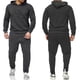 thumbnail image 3 of Conjunto de 2 unid/set de chándal deportivo informal para hombre, conjunto de sudadera con capucha y pantalones deportivos informales, 3 of 3