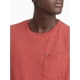 thumbnail image 2 of Camiseta Tommy Hilfiger para hombre, manga corta, cuello redondo, color rojo, talla L, 2 of 6