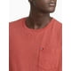 thumbnail image 2 of Camiseta Tommy Hilfiger para hombre, manga corta, cuello redondo, roja, 2 of 6