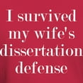 thumbnail image 3 of CafePress - I Survived My Wife's Dissertation Dark T Shirt - Men's Classic Graphic Cotton T-Shirt, 3 of 4