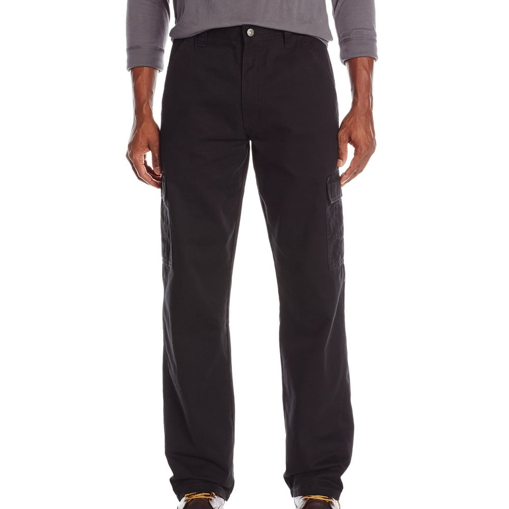 Wrangler - Men's 34X29 Relaxed-Fit Twill Cargo Pants 34 - Walmart.com ...