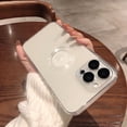 thumbnail image 1 of Funda transparente de silicona suave con agujero de logotipo de lujo para iPhone 14 13 12 11 Pro Max XR XS X 7 8 Plus cubierta de protección de lente Tan Jianjun unisex, 1 of 2