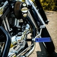 thumbnail image 7 of Raindrops 2Pcs Blue Motorcycle Foot Rests Rear Pedals Enhanced Stability Metal Foot Pegs, 7 of 7