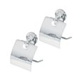 thumbnail image 1 of FOSET 2 Pack de Portarollo Con Cubierta De Acero Inoxidable plateado, 1 of 4