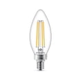 thumbnail image 1 of Foco Led Philips Filamento B11 E12 Luz Cálida 4.5W, 1 of 3