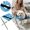 Blue, variant on 2-in-1 Foldable Pet Grooming Bed, Portable Foldable Dog Cats Bathing Hammock Stand, For Bathing And Haircuts