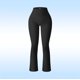 thumbnail image 1 of Pantalones de yoga para mujer, de canalé, sin costuras, para entrenamiento, cintura alta, pantalones acampanados, leggings acampanados, 1 of 5
