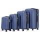 thumbnail image 1 of Set de 4 Maletas Check In Lineas Verticales Negro Azul Marino Unitalla, 1 of 10