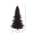 thumbnail image 2 of Vickerman 3' Black Fir Artificial Christmas Tree, Unlit, 2 of 2