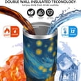 thumbnail image 4 of 1pc sunflower 30oz Tumbler with Straw & Handle - Insulated Stainless Steel Cup | Holiday Gift for Man Women (Christmas, Valentine's, Birthday), 4 of 7