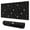 Black Night Sky, variant on Long Mouse Pads for Desk,Black Pink Skull Pattern Desk Mats on Top Of Desks, Desk Mouse Pad Extra Large with 3mm Non-Slip Base and Stitched Edge for Gaming,Office,Work,Home 31.5"x11.8"