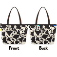 thumbnail image 4 of Cow Print Tote Bag for Women Men,Large Tote Bag Shoulder Bag Top Handle Handbag,Beach Bag for Shopping,Work,Yoga (M), 4 of 9