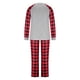thumbnail image 3 of Atuendo para padres e hijos Trajes de Navidad Patchwork Plaid Impreso Homewear Cuello redondo Pijamas de manga larga Conjuntos de papá de dos piezas Fridja  nalpqowj26615, 3 of 5