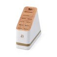 thumbnail image 3 of Beautiful 12 Piece Knife Block Set with Soft-Grip Ergonomic Handles White and Gold by Drew Barrymore, 3 of 8
