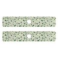 thumbnail image 7 of Yayeee Faucet Mat for Kitchen Sink 30" Diatomite Long Splash Guard Pad, Green Triangles Pattern, 2 Pack, 7 of 7