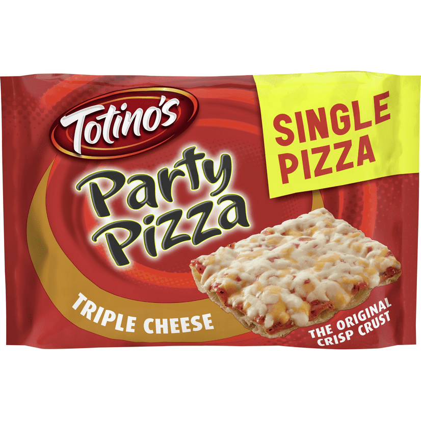 Totino's Party Pizza, Triple Cheese, 9.8 oz (frozen)