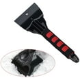 thumbnail image 3 of Car Ice Scrapers Frost Snow Removal for Car Windshield and Window with Foam Handle，Blue/red, 3 of 6