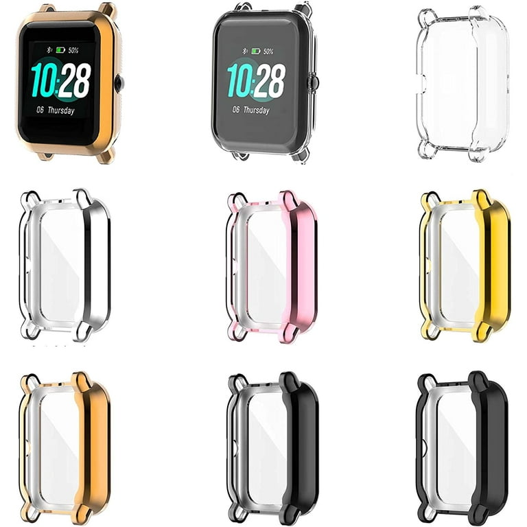 Watch Cases with Screen Protector for ID205L Veryfitpro smartwatch