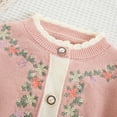 thumbnail image 5 of Gibobby Sweater Unisex Toddler Baby Girls 0-12 Months 2t 3t 4t 5t Toddler Long Sleeve Button Front Cardigan Sweaters Casual Kids Fall Winter Clothes(2-3 Years,Red), 5 of 7