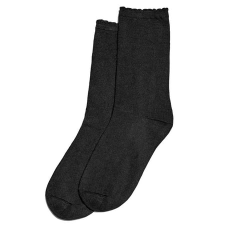Hue Women's Perfect Luster Socks Black One Pair