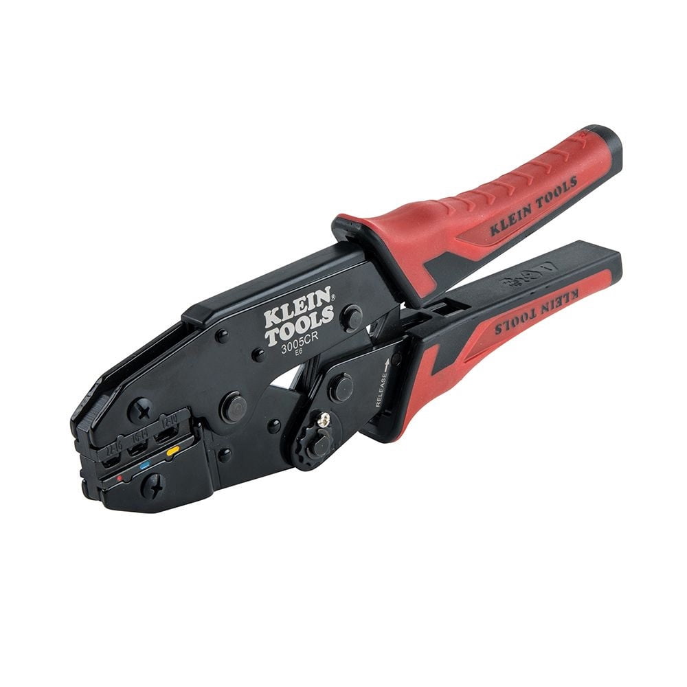 Klein Tools Ratcheting Crimper 10-22 AWG - Insulated Terminals