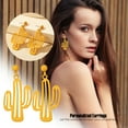 thumbnail image 1 of Pendientes en corazón Xihbxyly Almacén de liquidación cactus perlas diamantes, 1 of 7