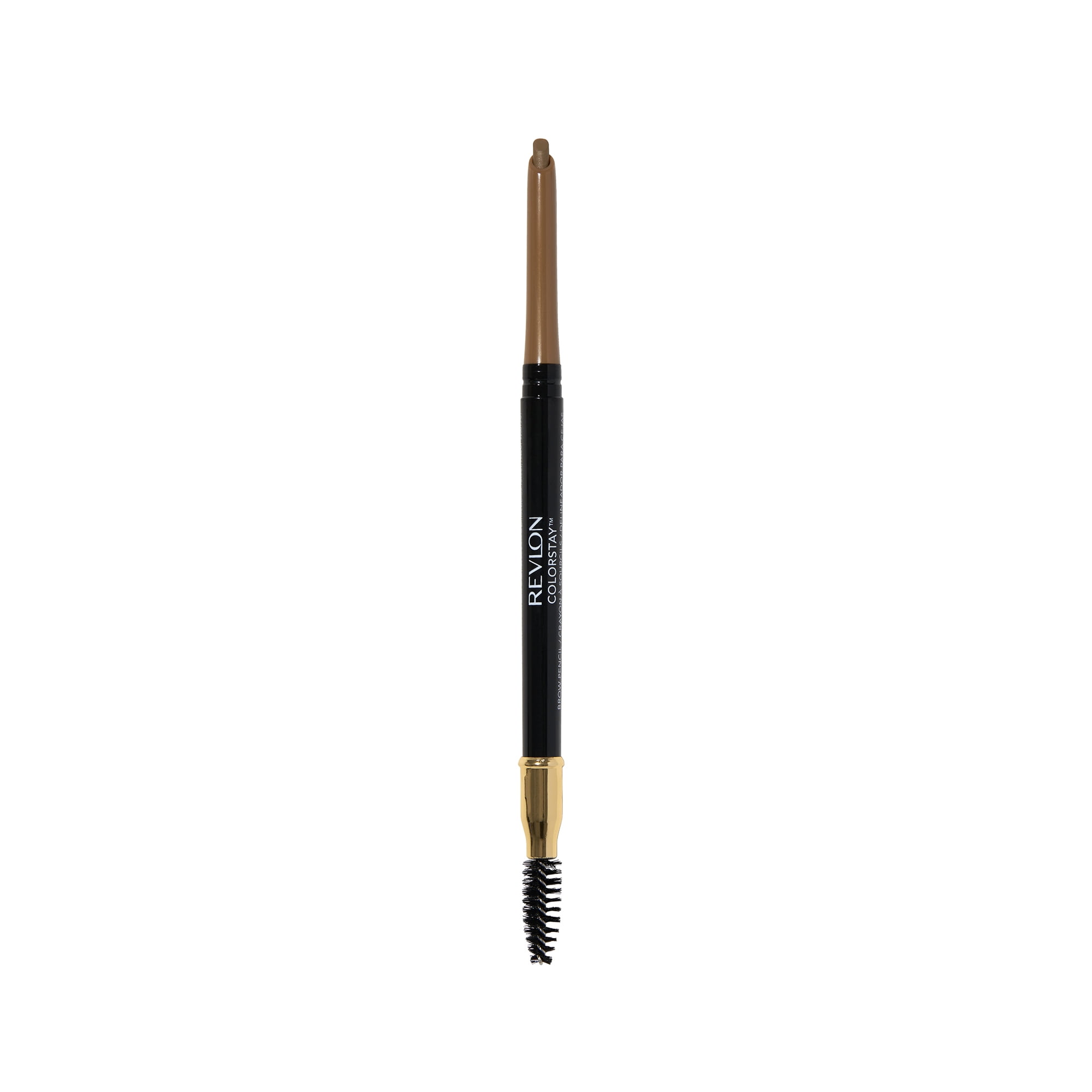 Revlon ColorStay Waterproof Longwearing Eyebrow Pencil, Retractable Angled Tip Applicator, 205 Blonde, 0.021 oz