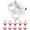 D, variant on String Lights Christmas Lights String Curtain Lights Christmas Cartoon LED Lights Color Changing String Lights on Clearance