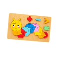 thumbnail image 2 of Rompecabezas de números, rompecabezas de madera para niños, juguete de clasificación de formas y colores, desarrollo temprano Oruga, 2 of 9
